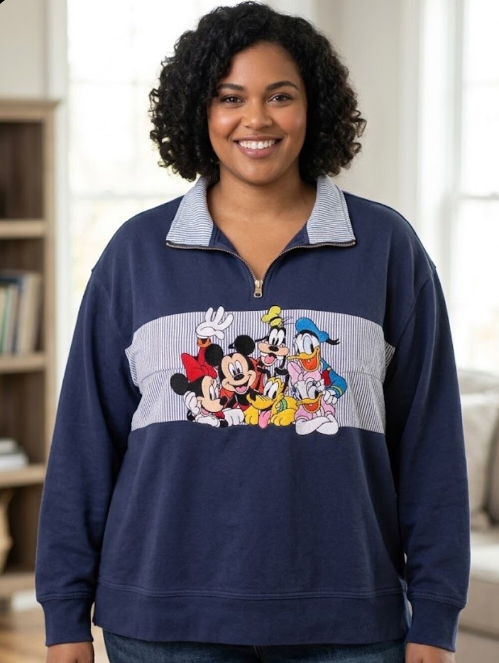 Disney Pullover XXL Blue With Characters